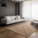 Fresno Brown Cream Modern Lines Area Rug
