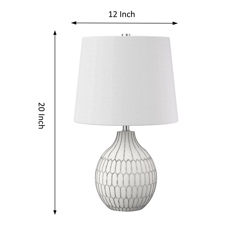 Kathleena 20" Ceramic Table Lamp Set