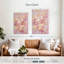 Avery rosé et or abstrait-106971950