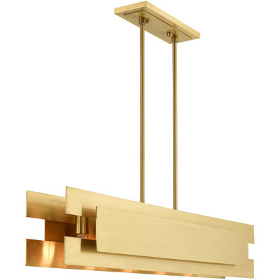 Luminaire suspendu linéaire à 5 lumières