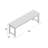 Tournesol Outdoor Acacia Wood Picnic Bench-407326912