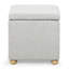 Becka Square Boucle Storage Ottoman-746436206