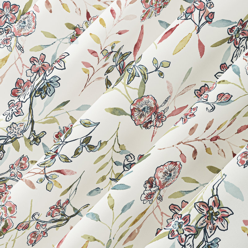 Bourdeilles Floral Tailored Window Valance
