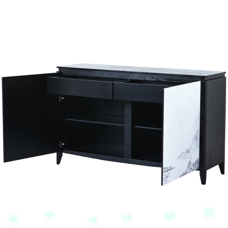 Buffet 2 tiroirs Ezmariah