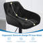 Swivel Velvet Upholstered Adjustable Height Counter Stool-1680333992