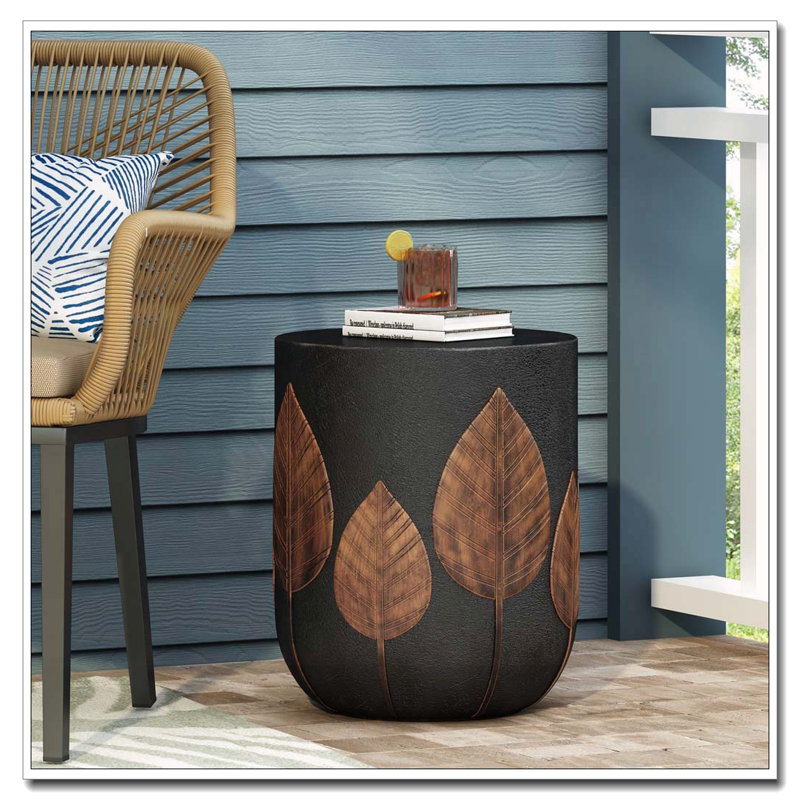Outdoor LightWeight Concrete Side Table