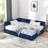 Full Size Upholstered Tufted Storage Daybed With Sturdy Wood Frame And Dual-Function Design For Bedroom Or Living Room Use.-1840217660-1840217659