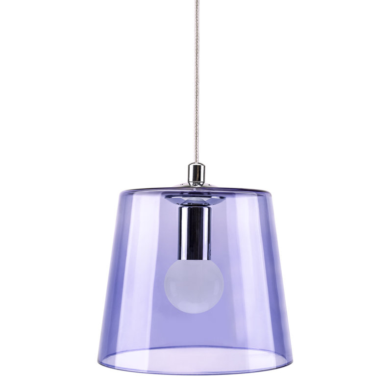 Buck 1 - Light White Bell Pendant, Blue