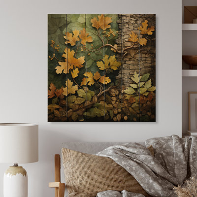 Jacquana Green Oak Tree Whispers Of History IV On Wood Print -  Red Barrel Studio®, 6AB4E6FE8DEC4DF78BFA8733A94A4C3B