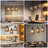 3-Light Rattan Pendant Light, Adjustable Height,Farmhouse Natural Woven Cage(No Bulbs)