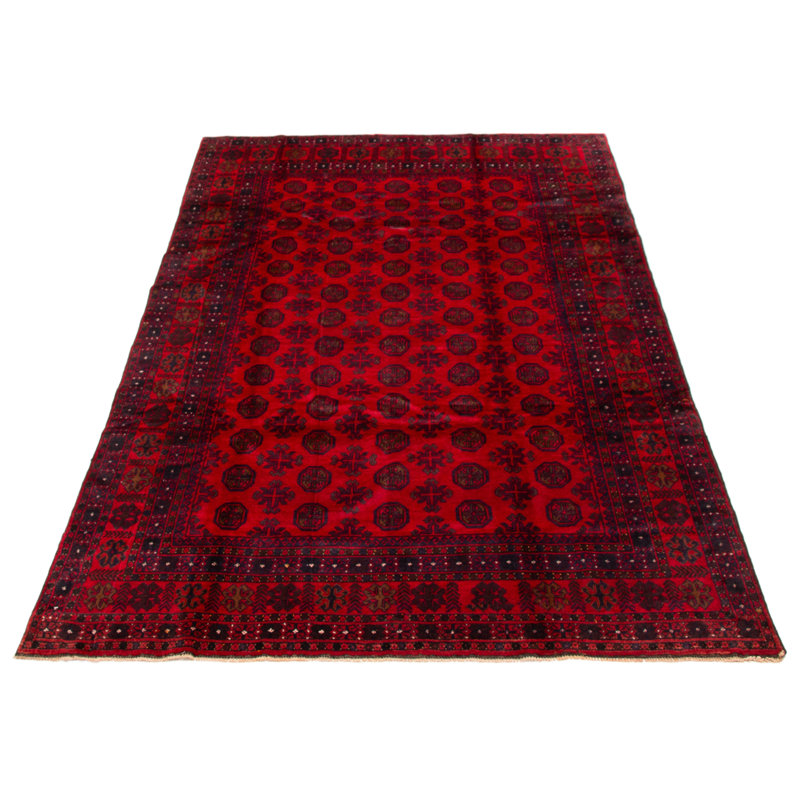 Tapis rouge Teimani 5 pi 8 po x 9 pi 5 po