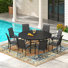9 Piece Patio Dining Set With 60" Round Table
