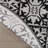 Minvydas Aloha  Geometric Black White Indoor/Outdoor Area Rug-1252232053
