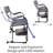 Zenree Heavy Duty Portable Foldable Director's Chair, Gray