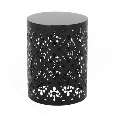Outdoor Metal End Table Large