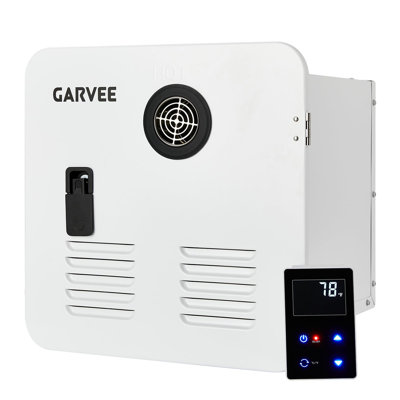 Chauffe-eau pour véhicule récréatif sans réservoir pour véhicule récréatif, eau chaude rapide à la demande - fabrication en fer et en cuivre - télécommande - porte d'accès 15 x 15 po - 42 000 BTU