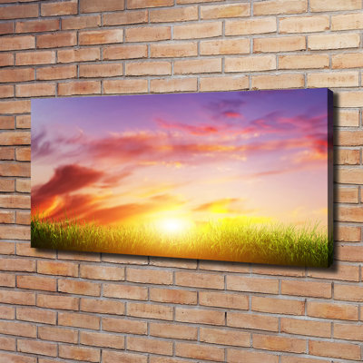 Sunset - No Frame Print on Canvas