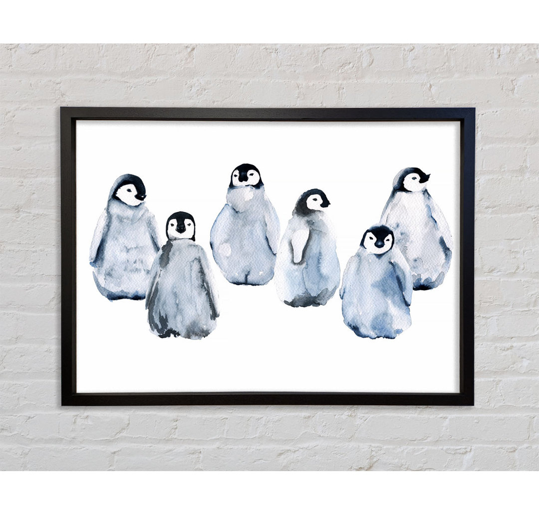 Pinguin Familie - Drucken