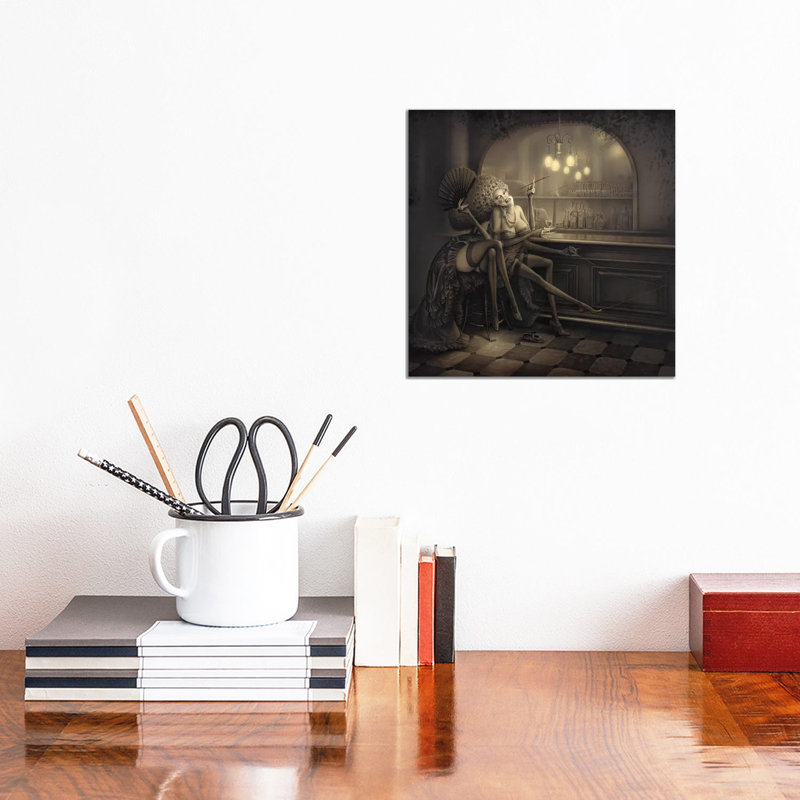 Ida The Spider by Kirk Reinert - Wrapped Canvas Print, 30.48 cm H x 30.48 cm W