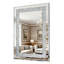 Grand miroir suspendu en cristal Crystal Diamond
