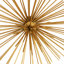 Ensemble de 3 décorations murales en forme d'étoiles rayonnantes 3D en métal doré, ensemble de 6 po, 9 po, 12 po de largeur-1233212420