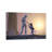 A Robot Playing with a Dog on the Surface of Mars by Mike Kiev - Wrapped Canvas Painting-139904199