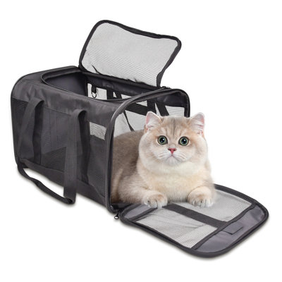 Soft-sided Airline Approved Cat Carrier, 17'', Turquoise