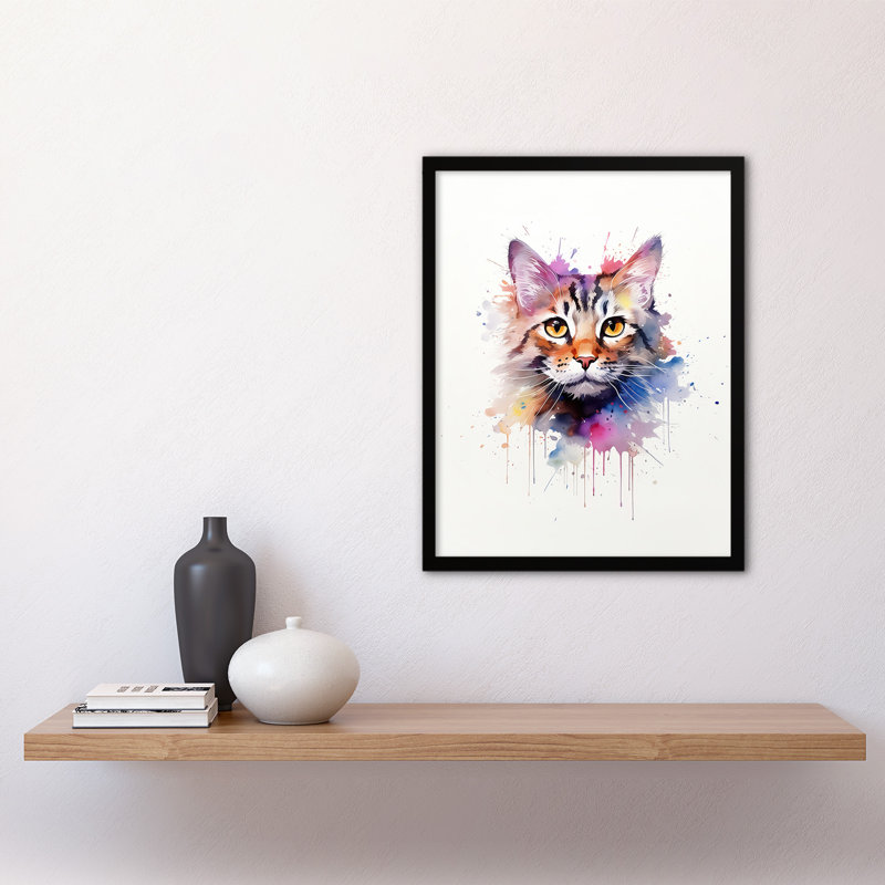 Tabby Cat - Single Picture Frame Print