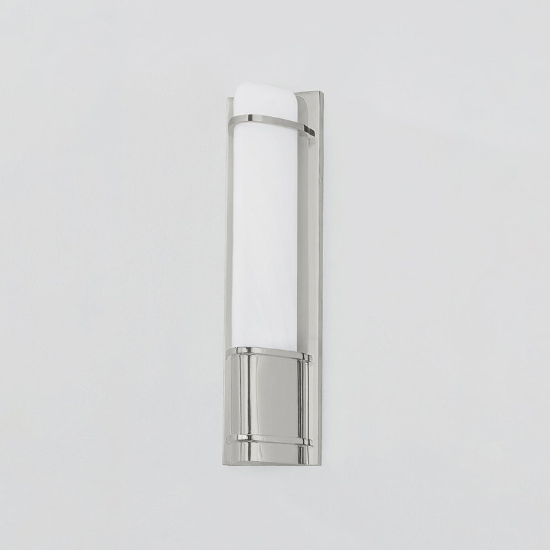 TOTTENVILLE Wall Sconce, Polished Nickel