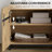 Modern Wooden Dresser With 6 Drawers And Adjustable Shelves, Metal Base Storage Chest For Bedroom, Hallway, Or Entryway-1278531668