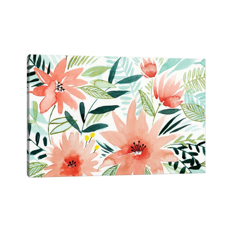 Tropical Drift II - Wrapped Canvas Painting, 66.04cm H x 101.6cm W x 1.91cm D