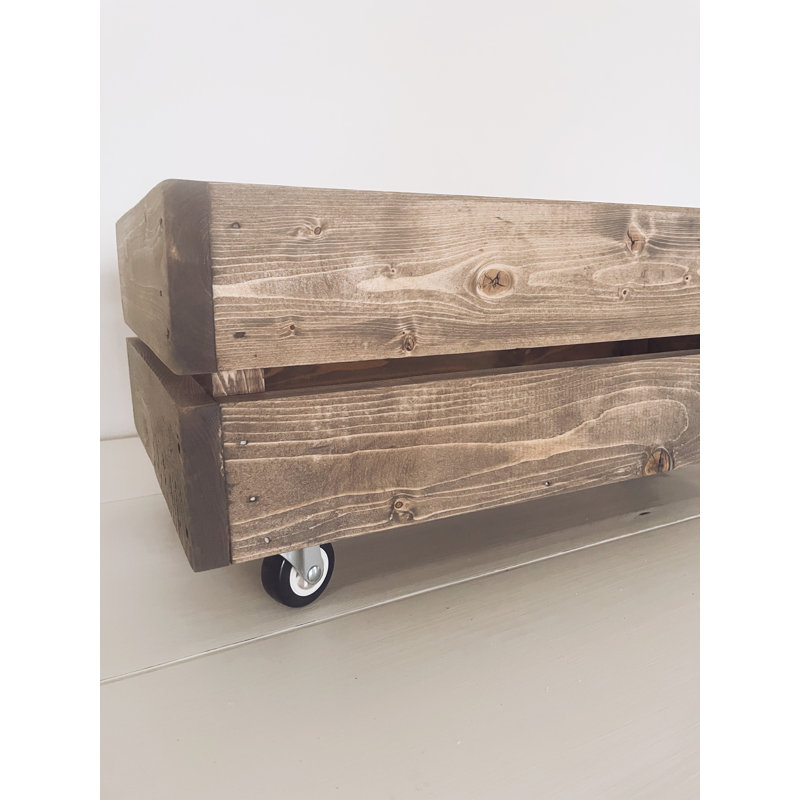 Loon Peak Henry Solid Wood Crate, Brown