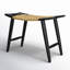 Tristan Natural Wood & Rattan Stool-408180275