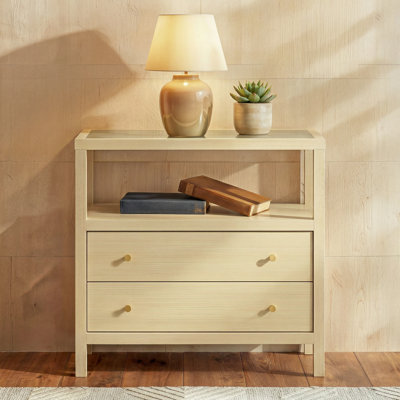 31'' W 100% Solid Wood Nightstand 