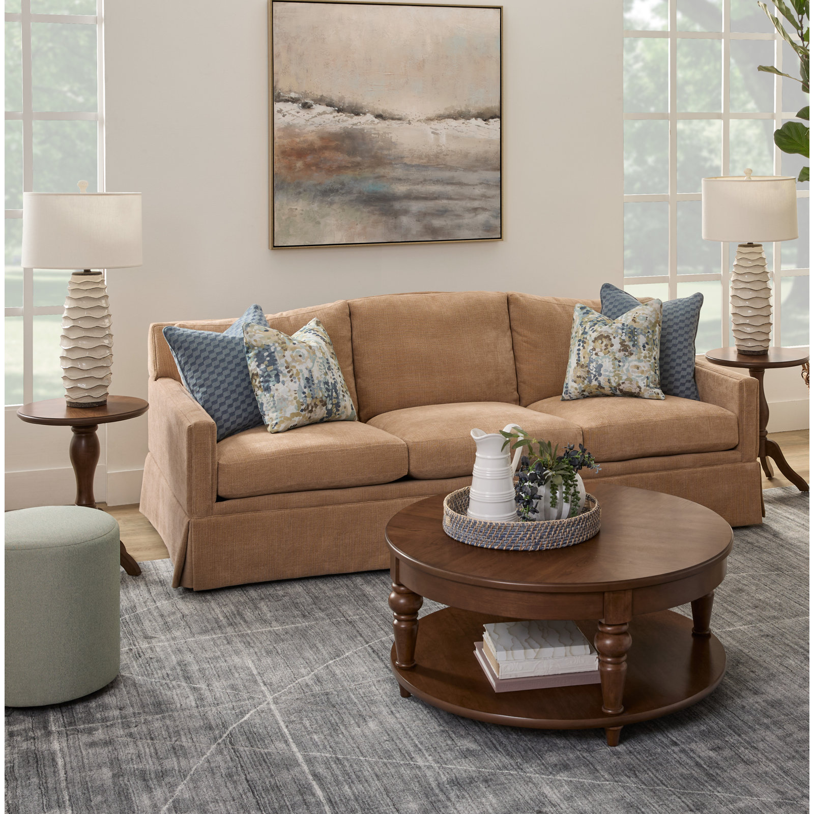 Mary Edith 90" Sofa, Tan