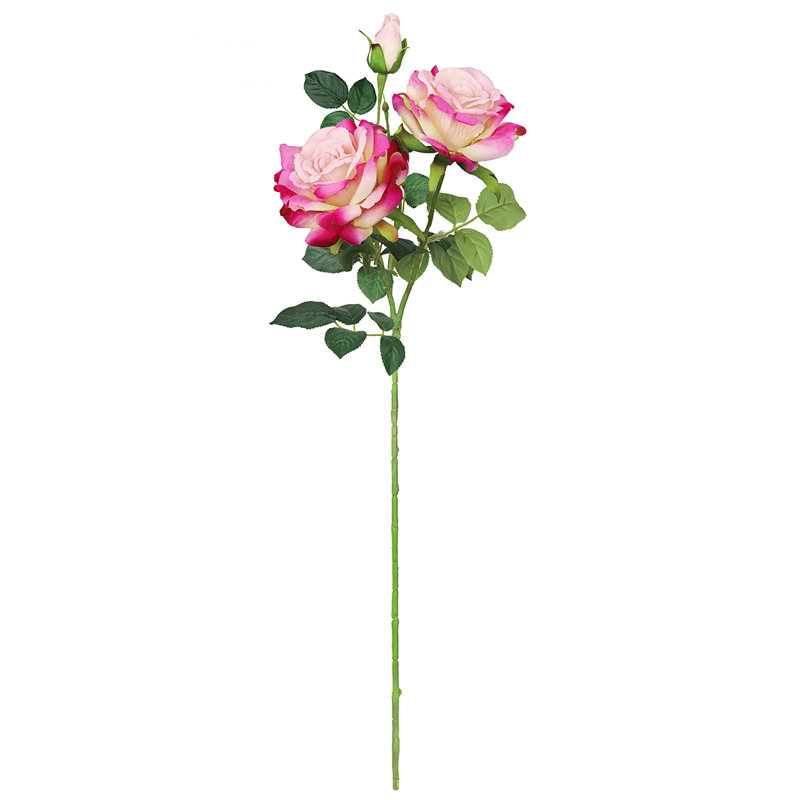 Fleur artificielle rose, Rosé / fuchsia