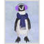 «Penguin Ear Muff» par Fab Funky, impression sur toile encadrée