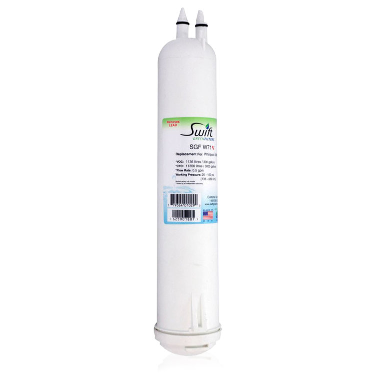 SGF-W71 Rx Compatible Refrigerator Water Filter for 4396841, 4396710, EDR3RXD1, EFF-6016A.