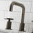 Kingston Brass Fuller Two-Handle 3-Hole Deck Mount Widespread Bathroom Faucet with Push Pop-Up Drain-75066619