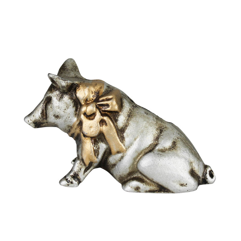Cochon avec ruban, fonte