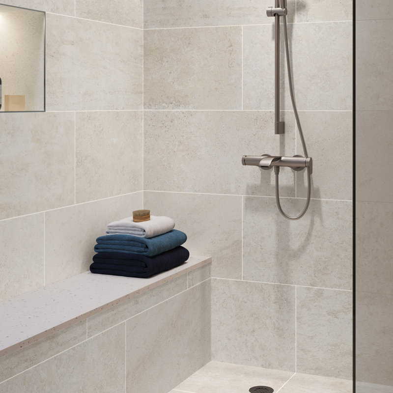 Limestone Look 12 in. x 24 in. Porcelain Floor and Wall Tile (15.50 sq. ft./Case)