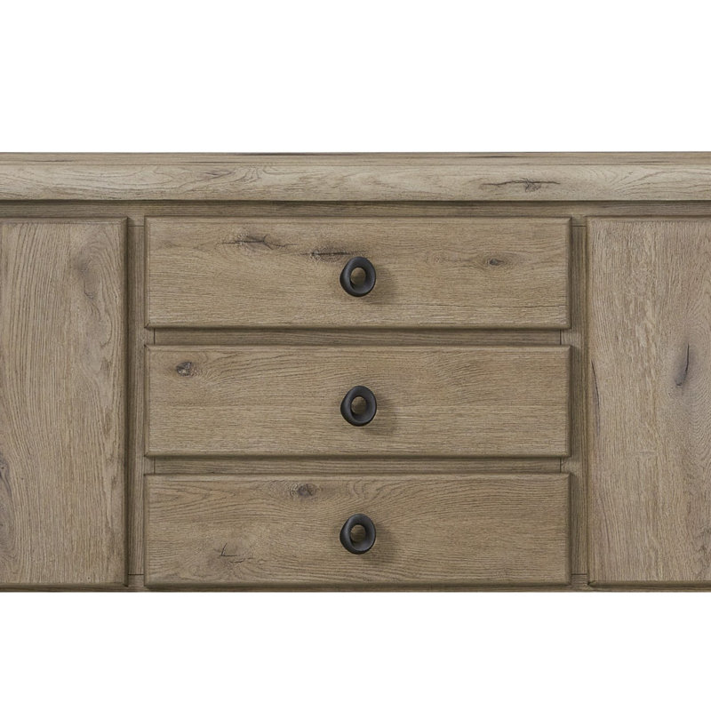 English Knotty Oak 84" Console
