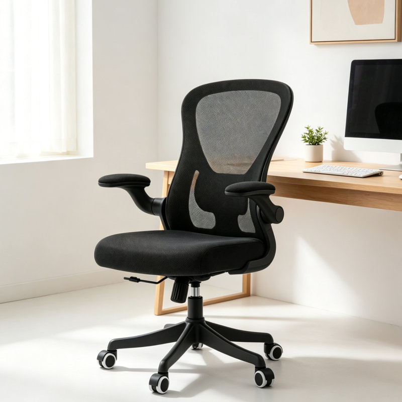 Chaise de travail, Noir