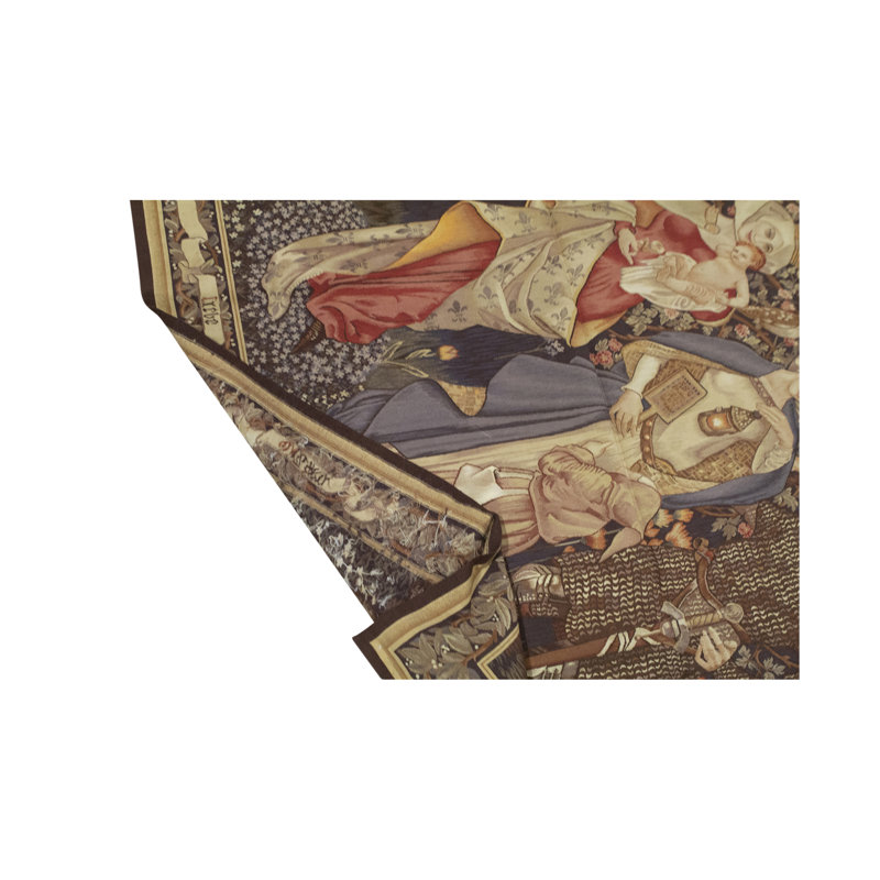 Hand-Knotted High-Quality Brown Area Rug