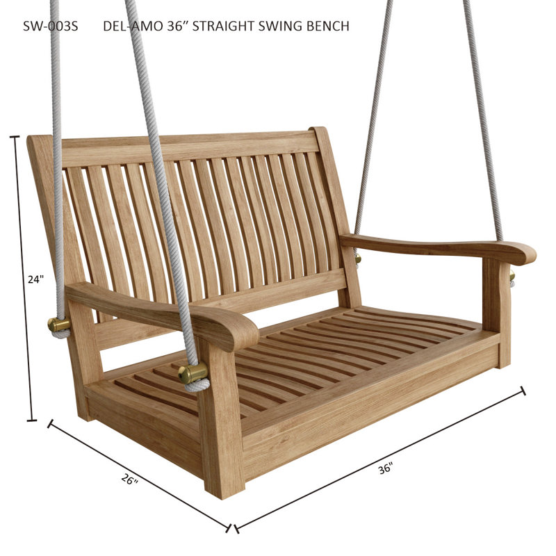 Banc pivotant DEL-AMO 36 po, L 36 po