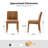 Eudora 33"H Modern Faux Leather Dining Chair(Set of 2)-1973495548