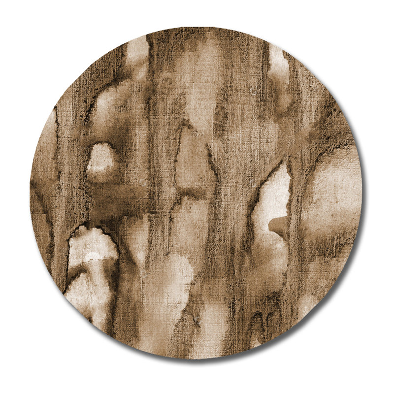 Sepia Print by DecorumBY, 46" H x 46"W x 1.5"D, Metal