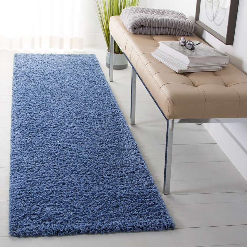 Sunderland Solid Colour Hand Woven Area Rug, Runner 66 x 244 cm