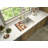 Ruvati LedgeFit Charcuterie Cheese Board Serving Tray Workstation Accessory on Sink Mahogany Wood