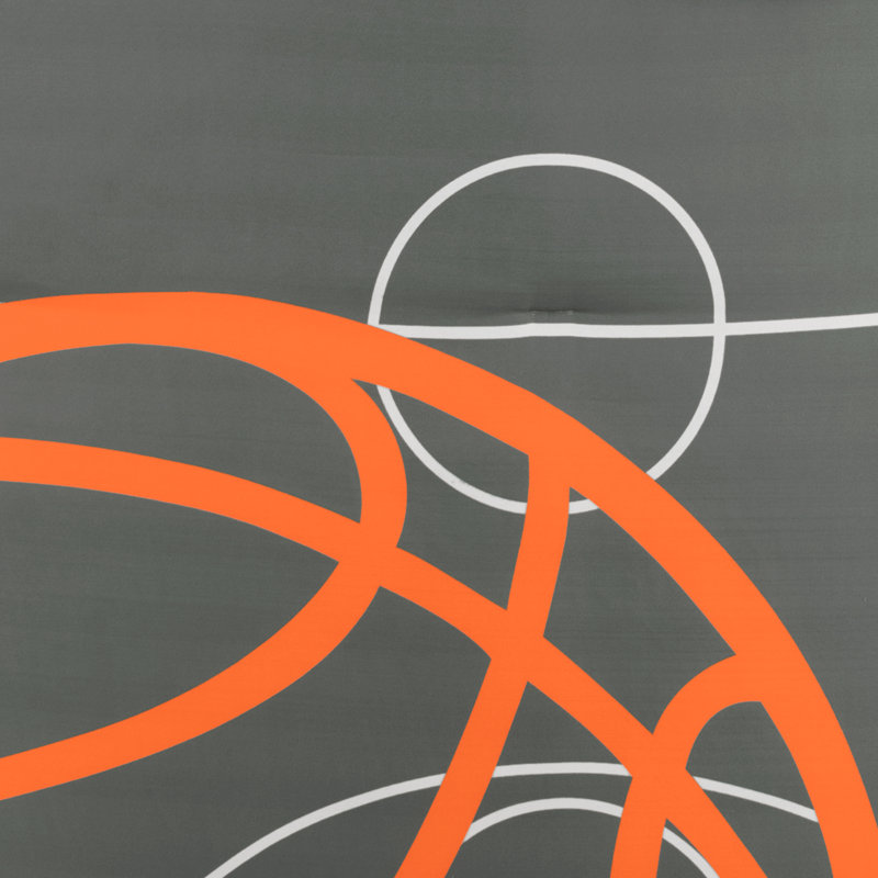  Basketball Game Reversible Oversized Comforter Charcoal, Charcoal, Full/Double